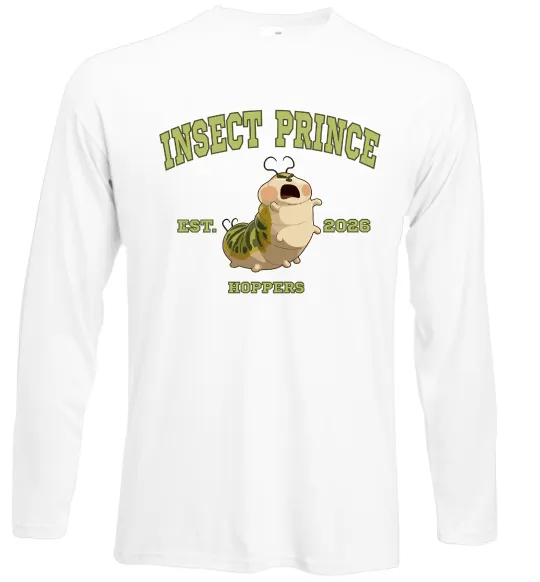 Лонгслив Insect Prince Белый фото