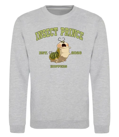 Свитшот Insect Prince Серый меланж фото
