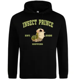 Мужская толстовка (худи) Insect Prince Черный фото