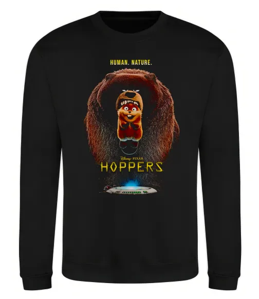 Свитшот Hoppers Human nature Черный фото