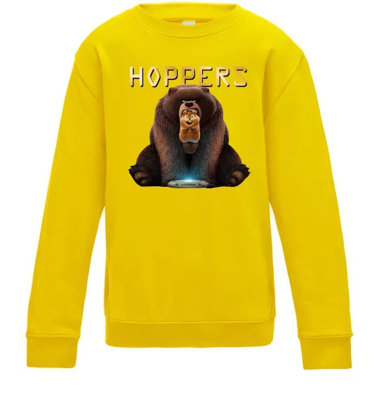 Детский Свитшот Hoppers Солнечно желтый фото