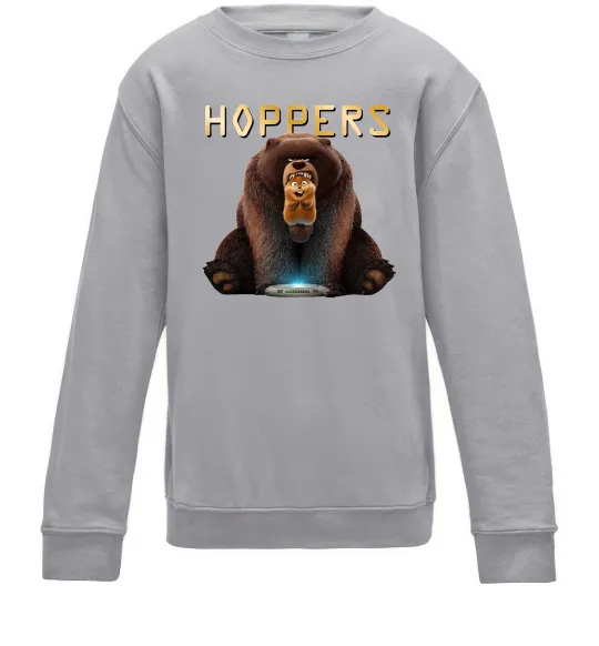 Детский Свитшот Hoppers Серый меланж фото