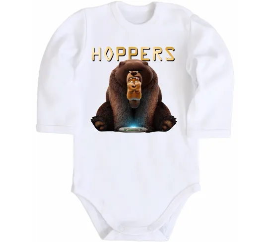 Детский боди Hoppers Белый фото