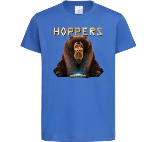 Детская футболка Hoppers Ярко-синий фото