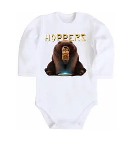 Дитячий бодік Hoppers Білий фото