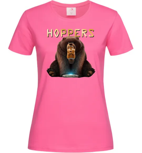 Женская футболка Hoppers Ярко-розовый фото