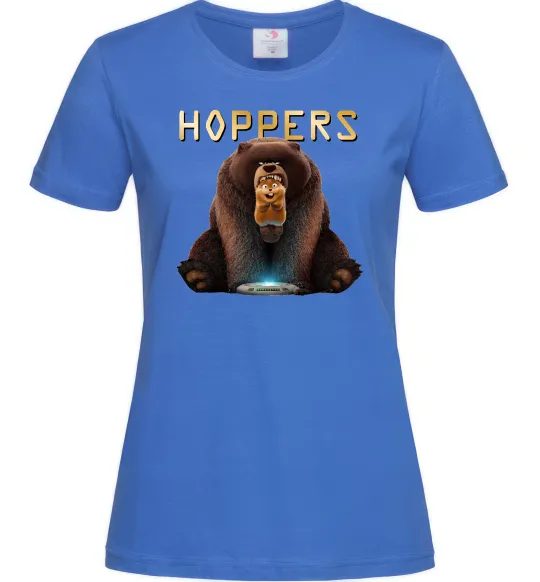 Женская футболка Hoppers Ярко-синий фото