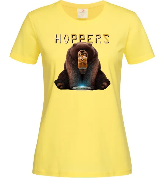 Женская футболка Hoppers Лимонный фото