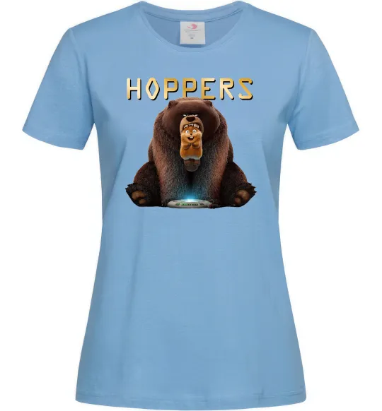 Женская футболка Hoppers Голубой фото