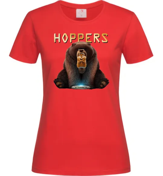 Женская футболка Hoppers Красный фото