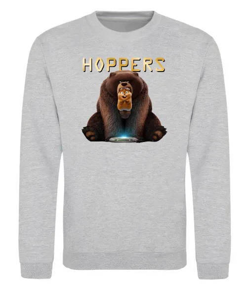 Свитшот Hoppers Серый меланж фото