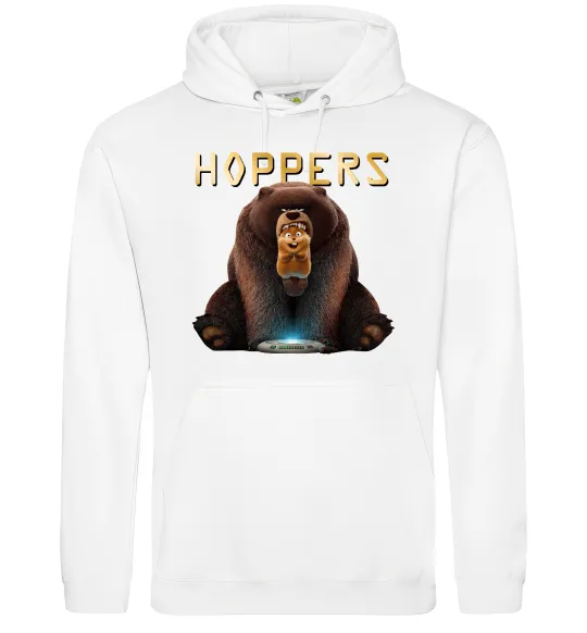 Мужская толстовка (худи) Hoppers Белый фото