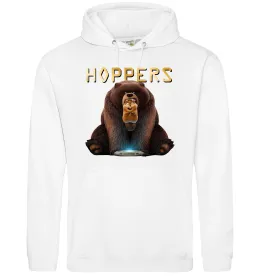 Мужская толстовка (худи) Hoppers Белый фото