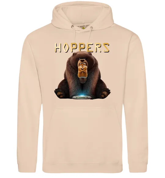 Мужская толстовка (худи) Hoppers Песочный фото
