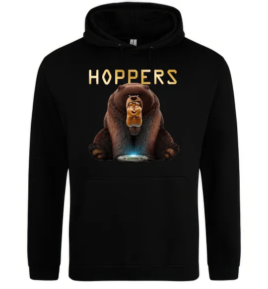 Женская толстовка (худи) Hoppers Черный фото