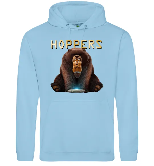 Женская толстовка (худи) Hoppers Голубой фото