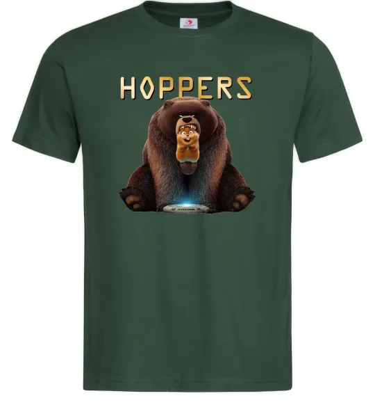 Мужская футболка Hoppers Темно-зеленый фото