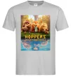 Мужская футболка Hoppers poster Серый фото