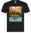 Мужская футболка Hoppers poster Черный фото
