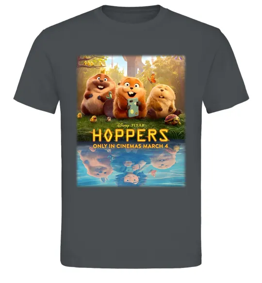 Мужская футболка Hoppers poster Графит фото