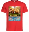 Мужская футболка Hoppers poster Красный фото