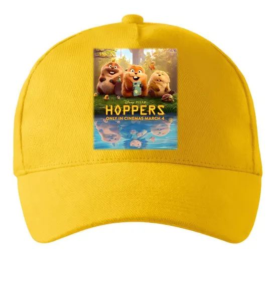 Кепка Hoppers poster Солнечно желтый фото