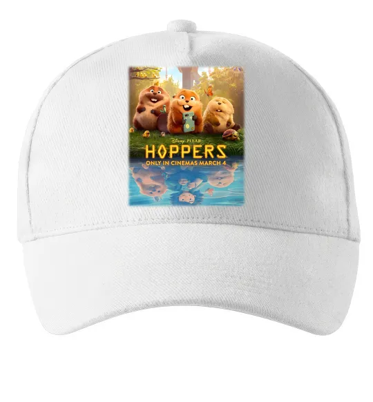 Кепка Hoppers poster Белый фото