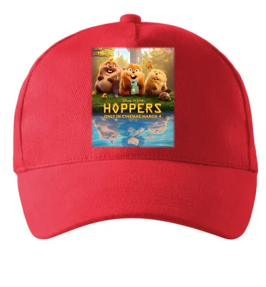 Кепка Hoppers poster Красный фото