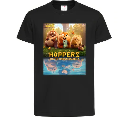 Детская футболка Hoppers poster Черный фото