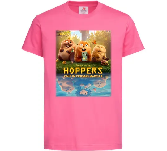 Детская футболка Hoppers poster Ярко-розовый фото