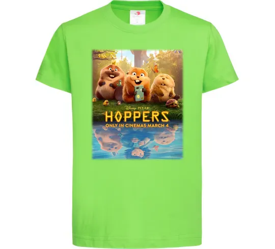 Детская футболка Hoppers poster Лаймовый фото