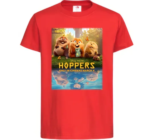 Детская футболка Hoppers poster Красный фото