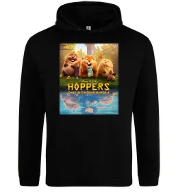 Мужская толстовка (худи) Hoppers poster Черный фото