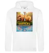 Мужская толстовка (худи) Hoppers poster Белый фото