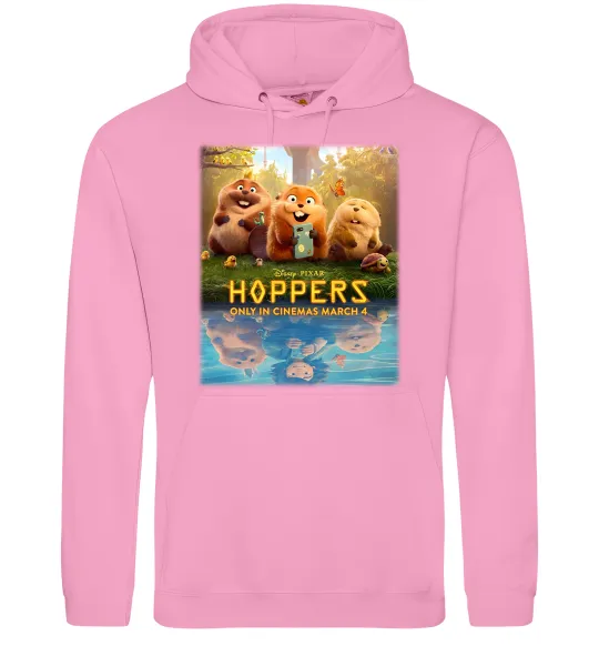 Женская толстовка (худи) Hoppers poster Розовый фото
