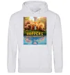 Женская толстовка (худи) Hoppers poster Серый меланж фото