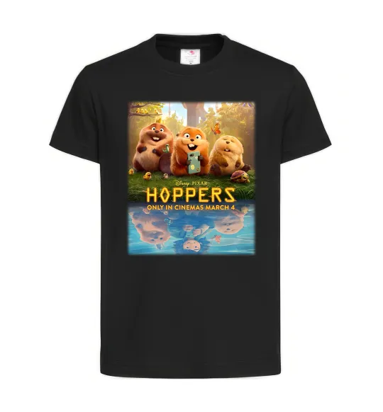 Детская футболка Hoppers poster Черный фото