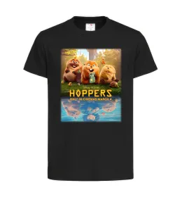 Дитяча футболка Hoppers poster Чорний фото