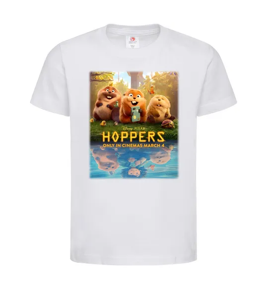 Детская футболка Hoppers poster Белый фото