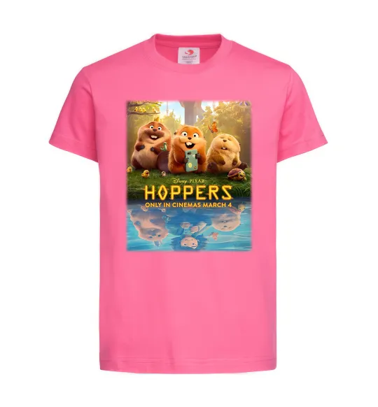Детская футболка Hoppers poster Ярко-розовый фото