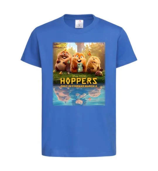 Детская футболка Hoppers poster Ярко-синий фото