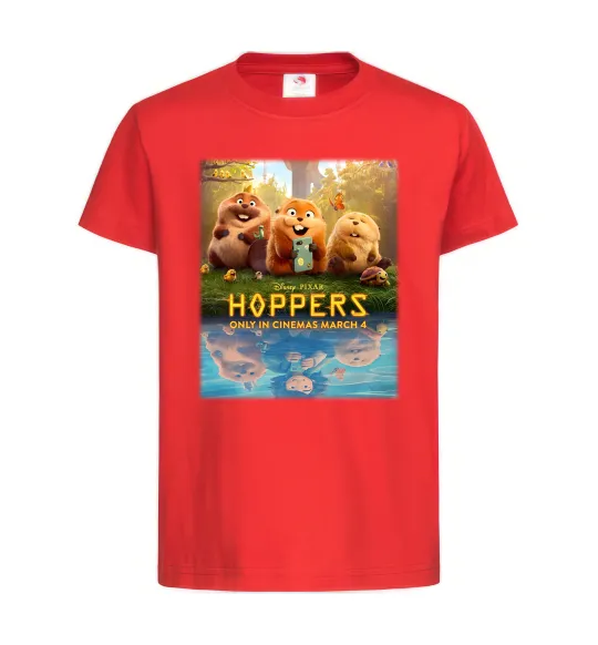 Детская футболка Hoppers poster Красный фото