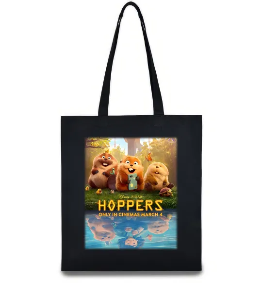 Эко-сумка Hoppers poster Черный фото