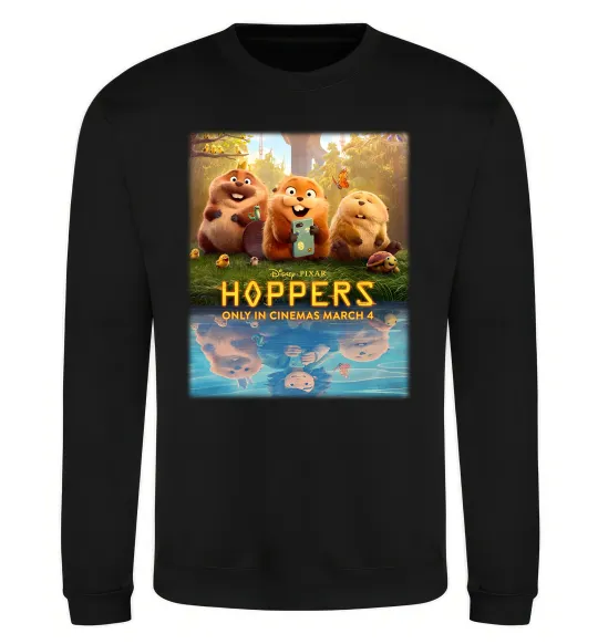 Свитшот Hoppers poster Черный фото
