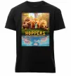 Мужская премиум футболка Hoppers poster Черный фото