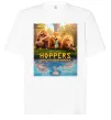 Футболка Оверсайз Hoppers poster Белый фото