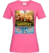 Женская футболка Hoppers poster Ярко-розовый фото