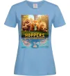 Женская футболка Hoppers poster Голубой фото