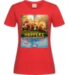 Женская футболка Hoppers poster Красный фото