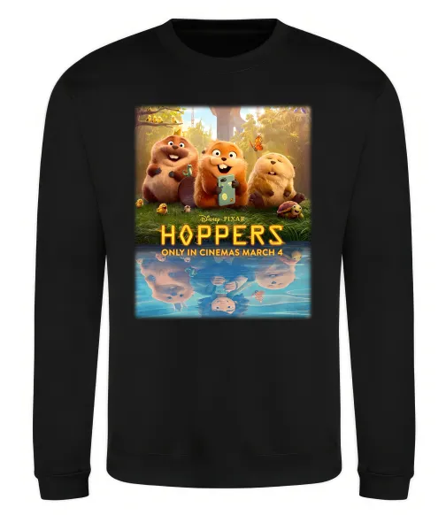 Свитшот Hoppers poster Черный фото